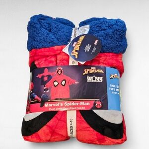 Spiderman Hoodie Kids Oversized Hoodie One Size 4 - 10